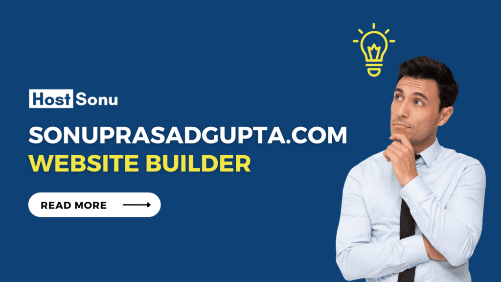 What is SonuPrasadGupta.Com Website Builder